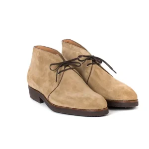 Saint Crispin's Bootee „New Chukka" Aus Sandfarbenem Kudu-Antilope Rauhleder - Reine H Best