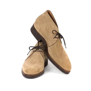 Saint Crispin's Bootee „New Chukka" Aus Sandfarbenem Kudu-Antilope Rauhleder - Reine H Best