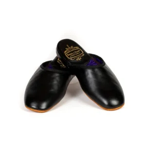 Bowhill u0026 Elliott Bowhill & Elliot X Mj: Schwarzer Slipper Aus Kalbsleder Hot