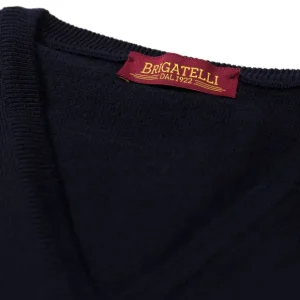 Brigatelli seit 1922 Brigatelli Dal 1922 Per Michael Jondral: V-Pullover Aus Feinstem Merin Best Sale