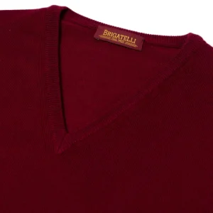 Brigatelli seit 1922 Brigatelli Dal 1922 Per Michael Jondral: V-Pullover Aus Feinstem Merin Clearance