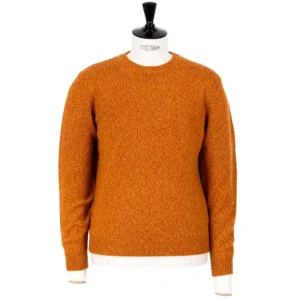 Fedeli Exklusiv Bei Michael Jondral: Orange Scottish 3-Ply Mouline Cashmere S New