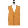 William Lockie Exklusiv Bei Mj: Strickweste „Rob Waistcoat" Aus Reiner Geelong-Lammwolle Store