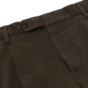 Rota Sport Exklusiv Fur Michael Jondral: Braune Hose „Soft Chino" Aus Baumwoll-Mi Outlet