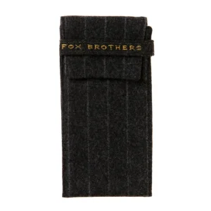 Fox Brothers X Mj: Brillenetui „Fox Soft Case" Aus Reiner Wolle Store