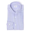 Borriello Gestreiftes Hemd Aus Reiner Baumwolle „Jermyn Stripe" Handgefertigt Best Sale