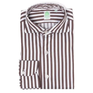 Finamore 1925 Gestreiftes Sportshirt „Bourbon Stripes