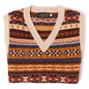 Glenugie Exclusive X Mj: Pullover „Fairisle Slipover" Aus Reiner Wolle Rein Discount