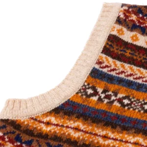 Glenugie Exclusive X Mj: Pullover „Fairisle Slipover" Aus Reiner Wolle Rein Discount