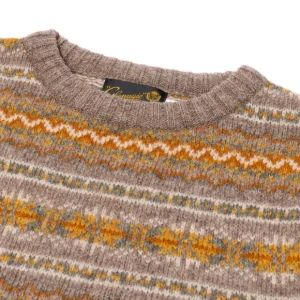 Glenugie Exclusive X Mj: Pullover „Fairisle Roundneck Jumper" Aus Reiner Wolle Best Sale