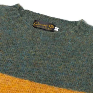 Glenugie Exclusive X Mj: Pullover Aus Reiner Wolle „College Stripe Jumper" C Best Sale