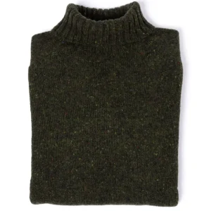 Glenugie X Mj: Pullover „Donegal Polo Jumper" Aus Reiner Wolle Supersoft Lam Online