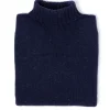 Glenugie X Mj: Pullover „Donegal Polo Jumper" Aus Reiner Wolle Supersoft Lam Cheap