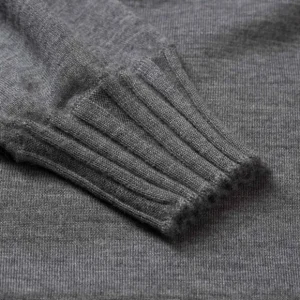 Cesare Attolini Grauer Pullover „Duvet