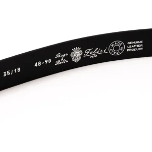 Felisi Gürtel „Saddle Strap" Aus Schwarzem Sattelleder Handgefertigt Shop