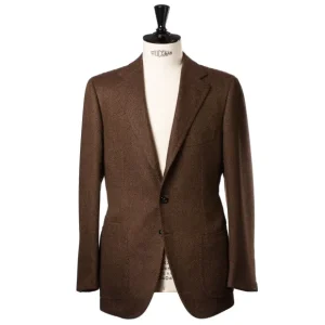 Cesare Attolini Jacke „Herringbone" Aus Reiner Merinowolle Von Fox Brother'S - Pur Cheap