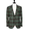 Cesare Attolini Jacke „Nuovo Tartan" Aus Reinem Kaschmir Reine Handarbeit Hot