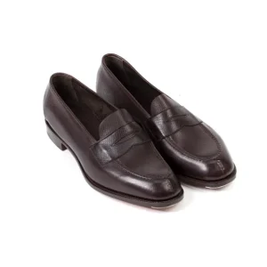 Edward Green Limitierte Auflage: Penny Loafer „Unlined Harrow" Aus Franzosischem Kalbsleder - Sale