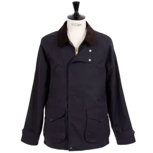 Ceccarelli-Manufaktur Manifattura Ceccarelli X Mj Jacke „Rain Caban" Aus Gewachster Baumwolle Clearance