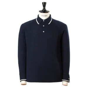 Guercilena 1944 Polopullover „Sartorial Knit-Polo" Aus Feinstem 1-Lagigem Kaschmir Best Sale