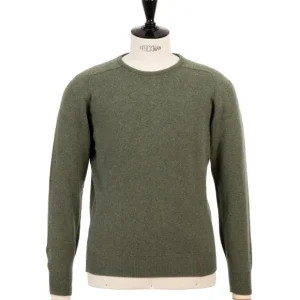 William Lockie Pullover „Leven Crew" Aus Reiner Geelong-Lammwolle 2-Lagig Discount