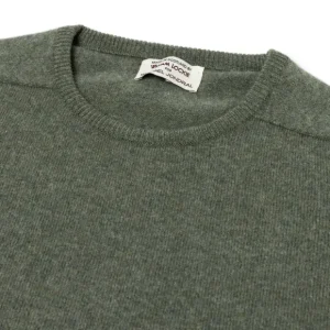 William Lockie Pullover „Leven Crew" Aus Reiner Geelong-Lammwolle 2-Lagig Discount