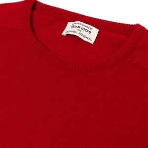 William Lockie Pullover „Leven Crew" Aus Reiner Geelong-Lammwolle 2-Lagig Discount