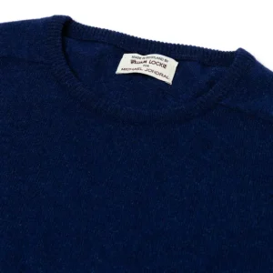 William Lockie Pullover „Leven Crew" Aus Reiner Geelong-Lammwolle 2-Lagig New