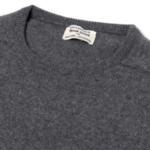 William Lockie Pullover „Leven Crew" Aus Reiner Geelong-Lammwolle 2-Lagig Sale