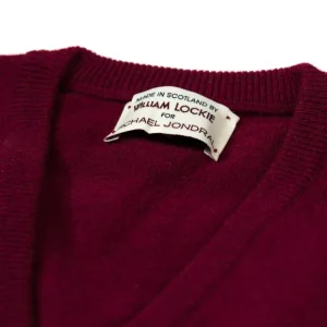 William Lockie Pullover „Oxton Vee" Aus Feinem Schottischem 1-Lagigem Kaschmir Clearance