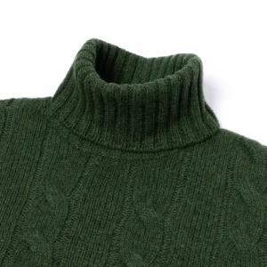 Von Poldo Rollkragenpullover „Delle Alpi Torino" Aus Reinem Cariaggi-Kaschmir Hand Sale