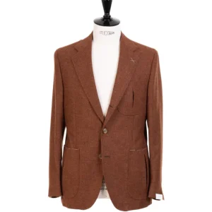 De Petrillo Rostbraune Jacke „Il Cacciatore