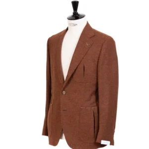 De Petrillo Rostbraune Jacke „Il Cacciatore