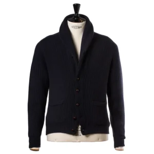 William Lockie Schalkragen-Cardigan „Shawl-Windsor" Aus Reinem Schottischem 6-Lagigem Cash Cheap