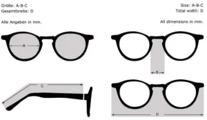 Lunettes Kollektion Sonnenbrille In Schwarz „Noblesse Oblige