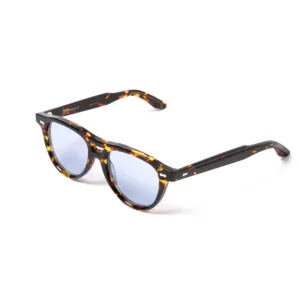 TBD BRILLEN Sonnenbrille „Piquet Havana" Mit Hellblauen Glasern Handgefertigt Hot