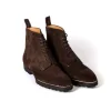 Saint Crispin's Stiefel „Derby Norvegese" Aus Dunkelbraunem Leder Clearance