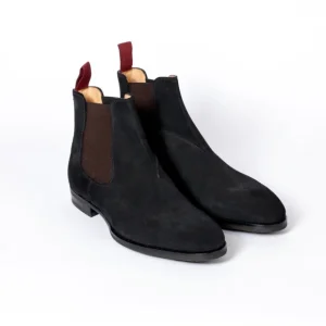 Saint Crispin's Stiefeletten „Chelsea" Aus Schwarzem Kalbsleder Outlet