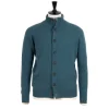 William Lockie Strickjacke „Lakeland Turtle" Aus 2-Lagiger Geelong-Lammwolle Outlet