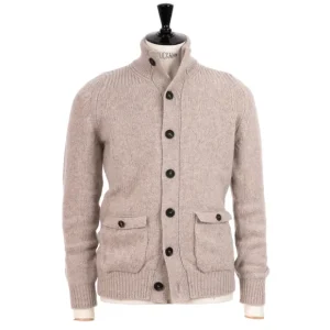 William Lockie Strickjacke „Lomond Knit-Bomber" Aus 4-Lagiger Geelong-Lammwolle Discount