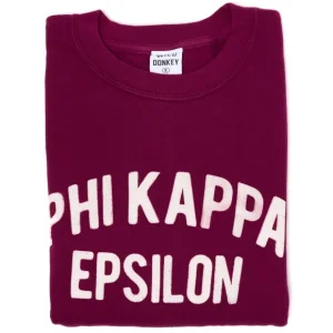 Sonderangebote X MJ Wild Donkey X Mj: Sweatshirt Mit Vintage-Buchstaben „Phi Kappa Epsi