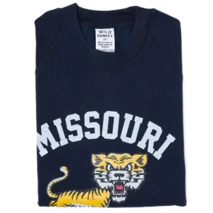 Sonderangebote X MJ Wild Donkey X Mj: Sweatshirt Mit Vintage-Print „Missouri