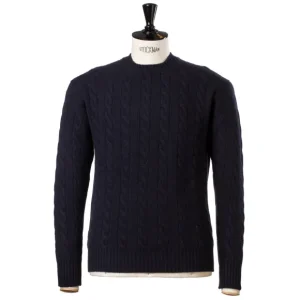 William Lockie Zopfpullover „Chirnside Cable" Aus Reinem Schottischem 4-Lagigem Kaschmirpullover Flash Sale