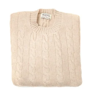 William Lockie Zopfpullover „Chirnside Cable" Aus Reinem Schottischem 4-Lagigem Kaschmir Store